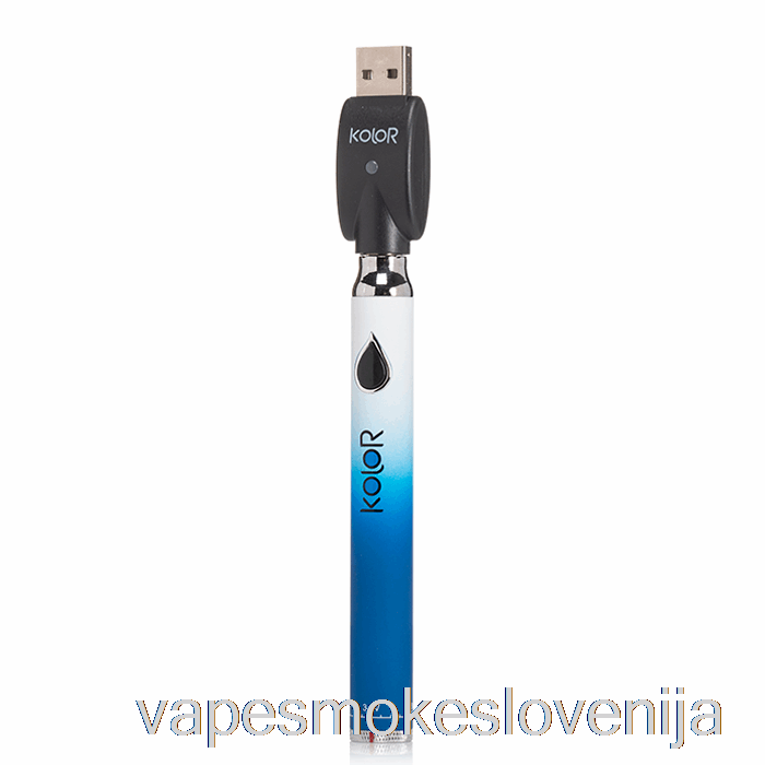 Vape Za Enkratno Uporabo Leaf Buddi Kolor Twist Slim 650mah Baterija Modra